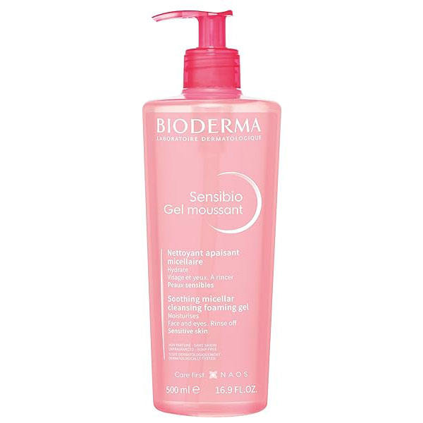 ژل شستشوی صورت بایودرما برای پوست حساس